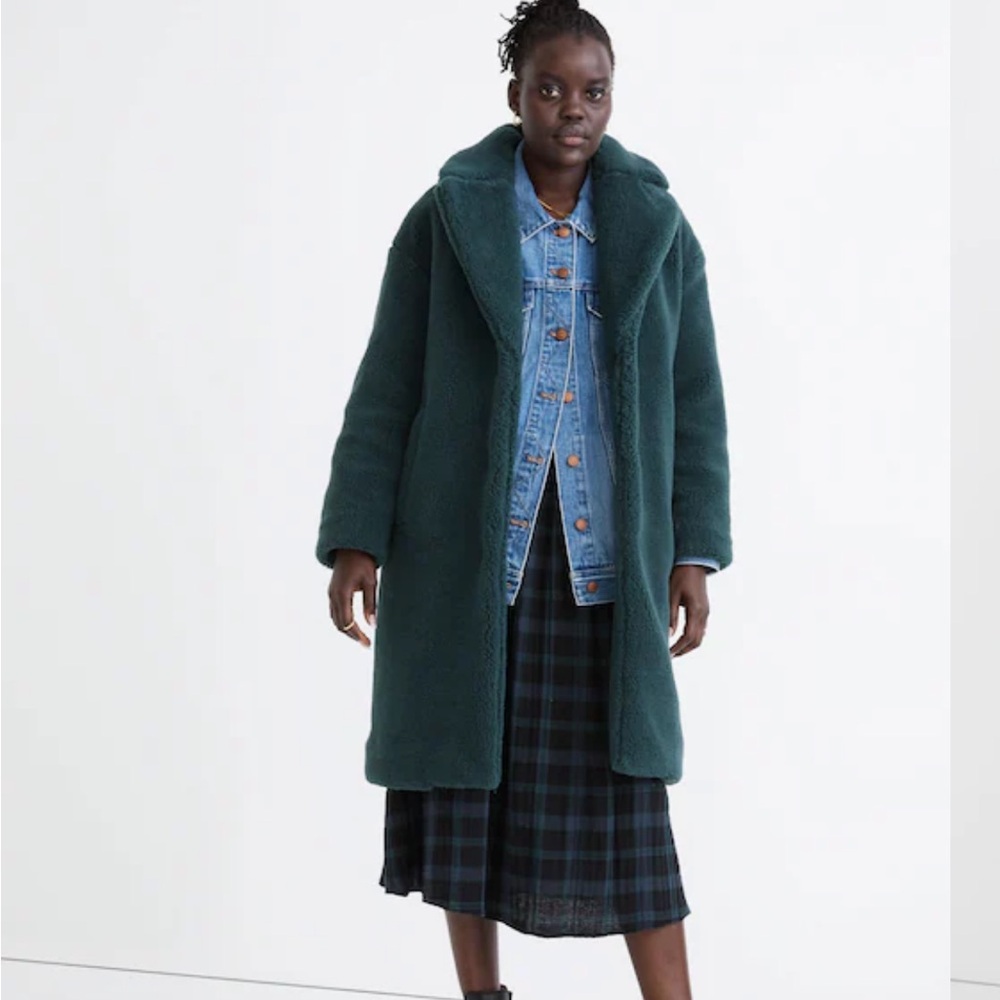 Madewell (Re)sourced Sherpa Teddy Coat *NWT*